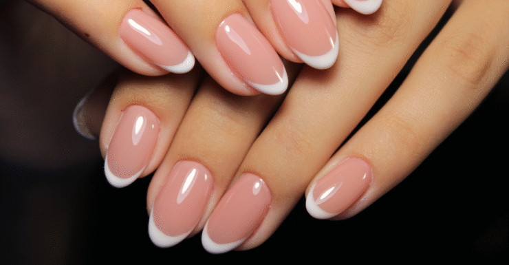 Francesinha em unhas redondas