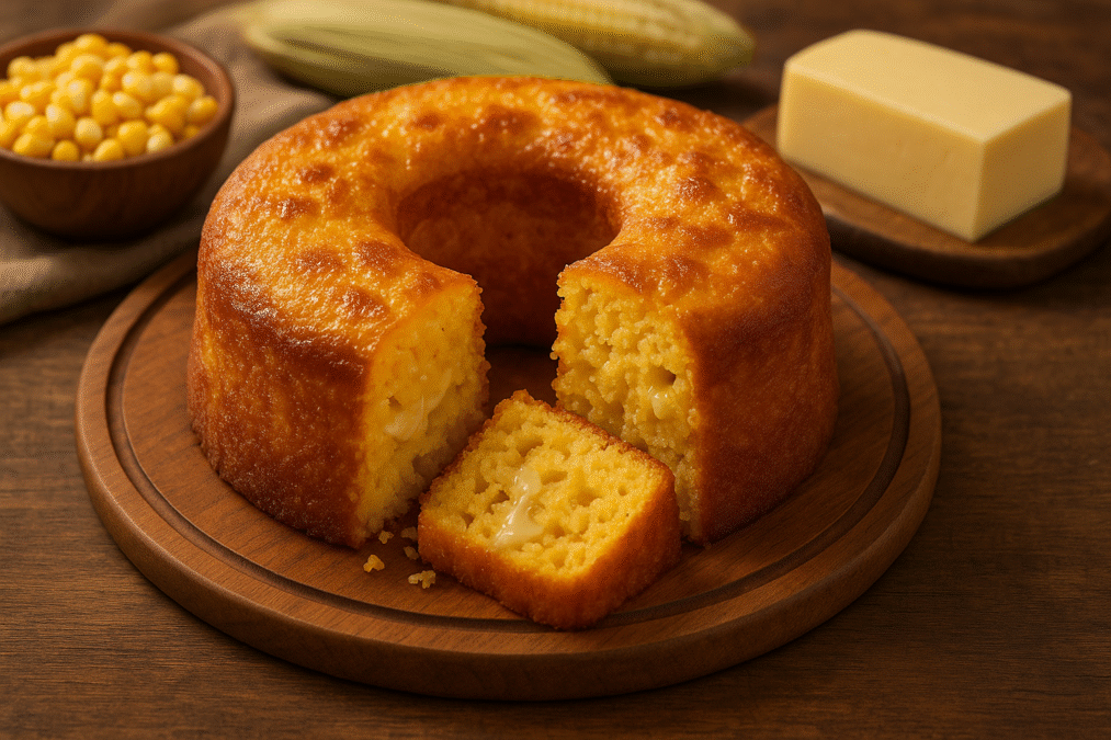 bolo de milho com queijo