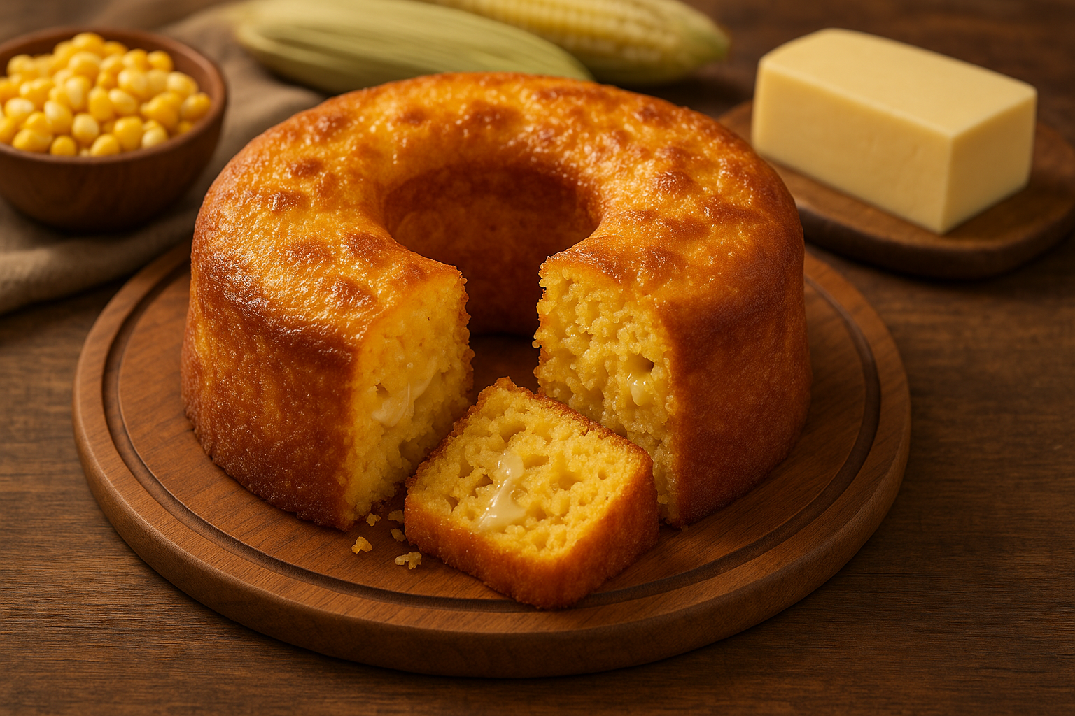 bolo de milho com queijo