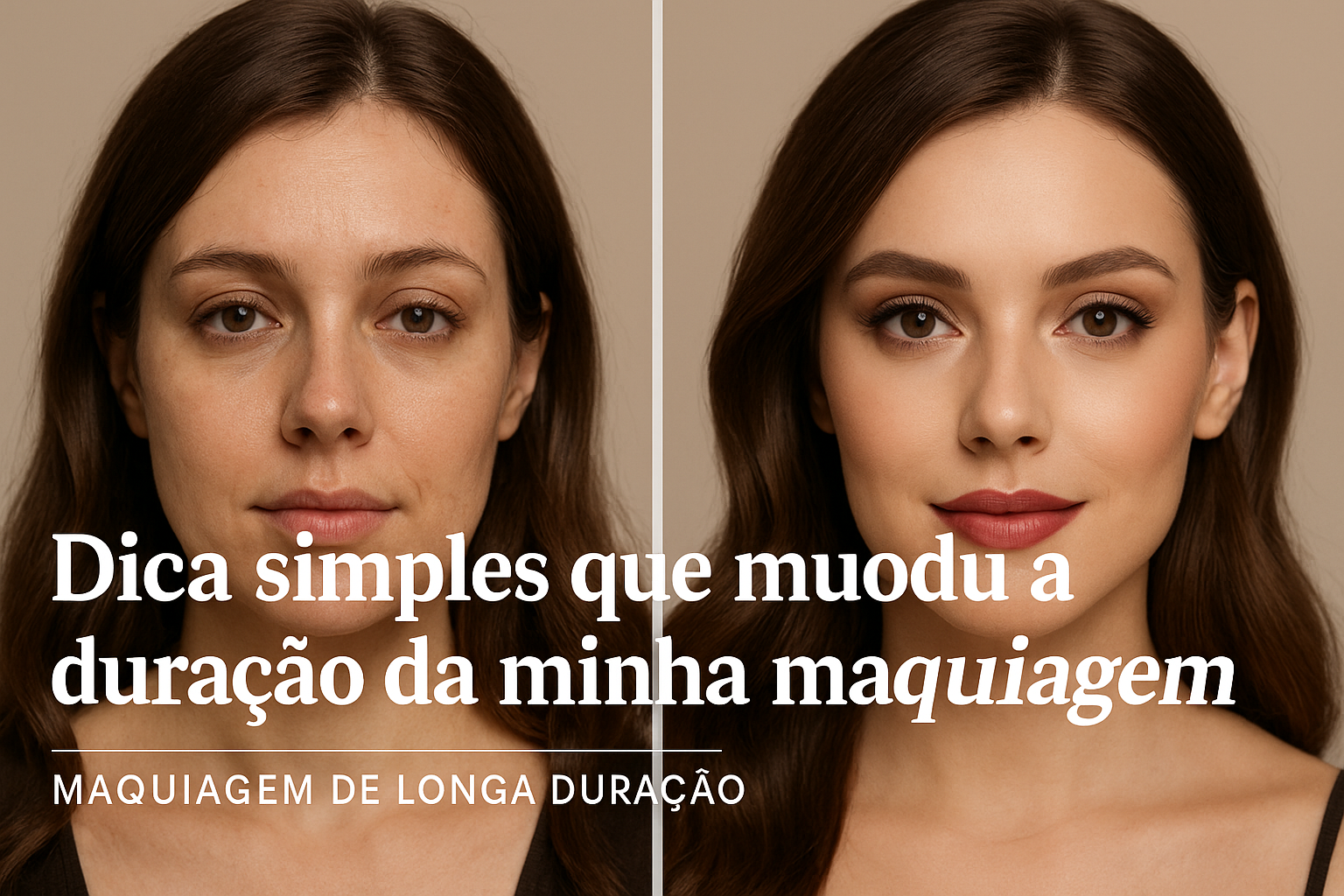 dica simples que mudou a duração da minha maquiagem