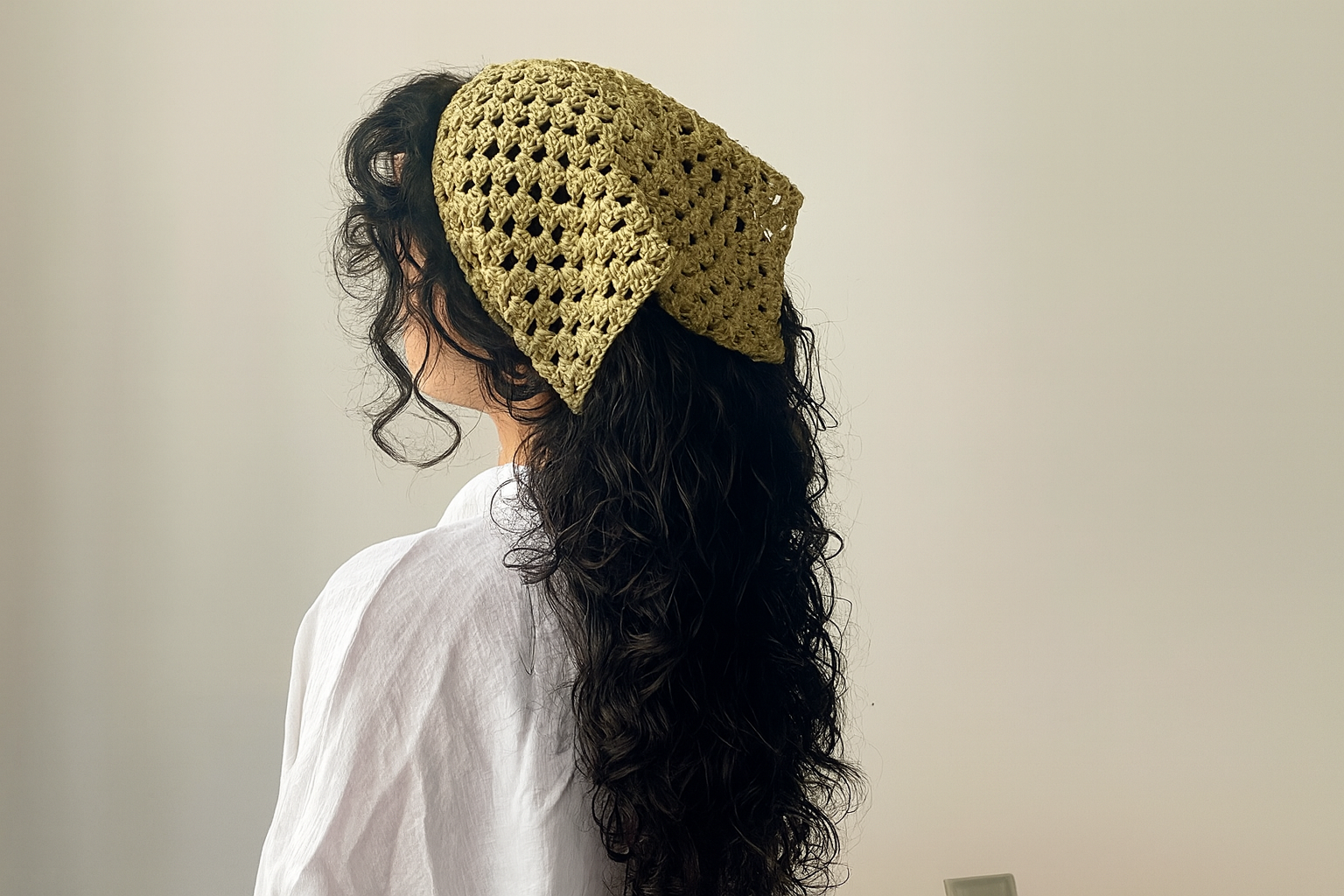 Bandana de Crochê