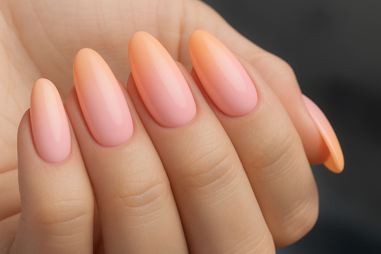 Nail art degradê